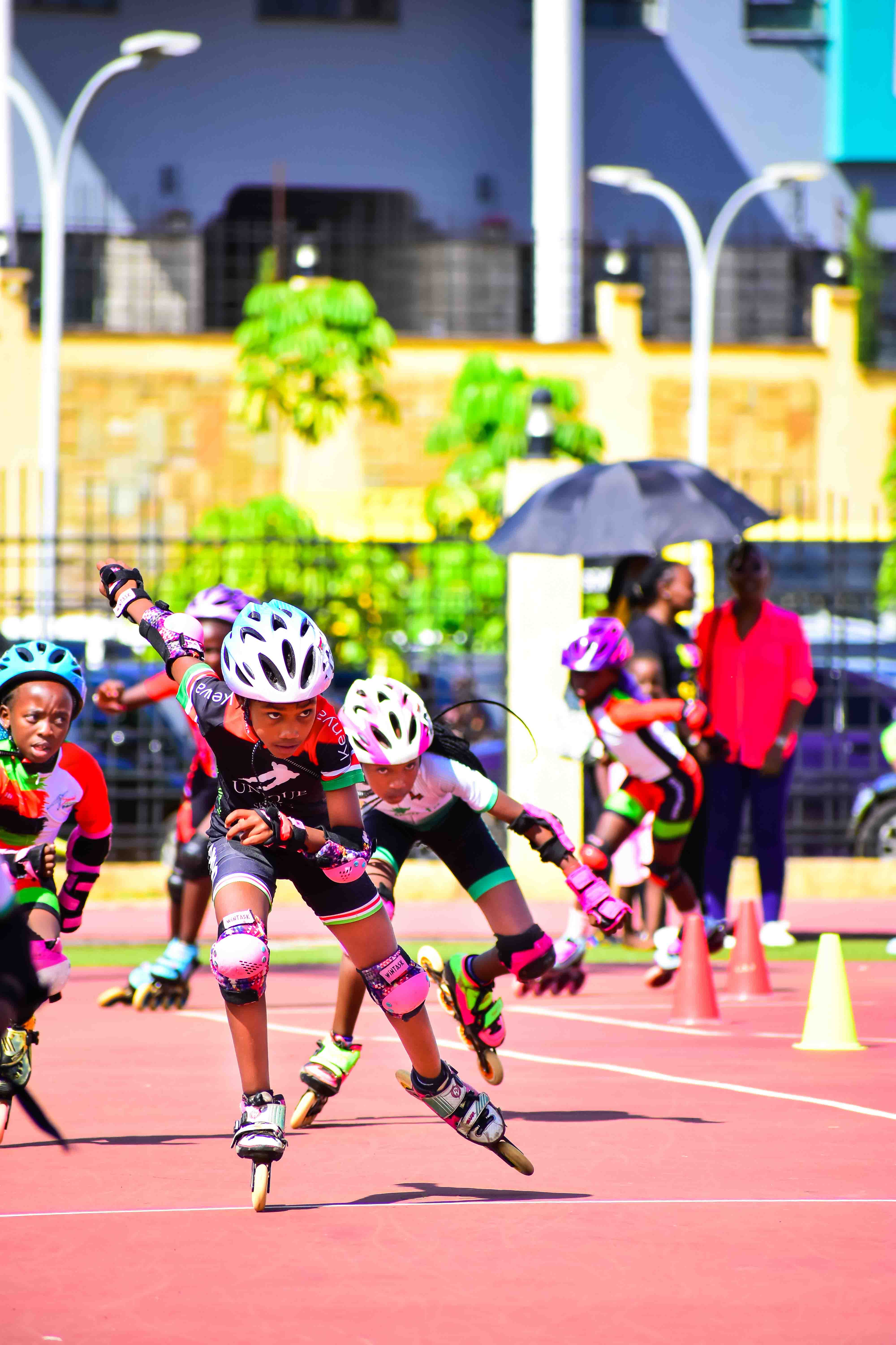 Rugby player in intense match action